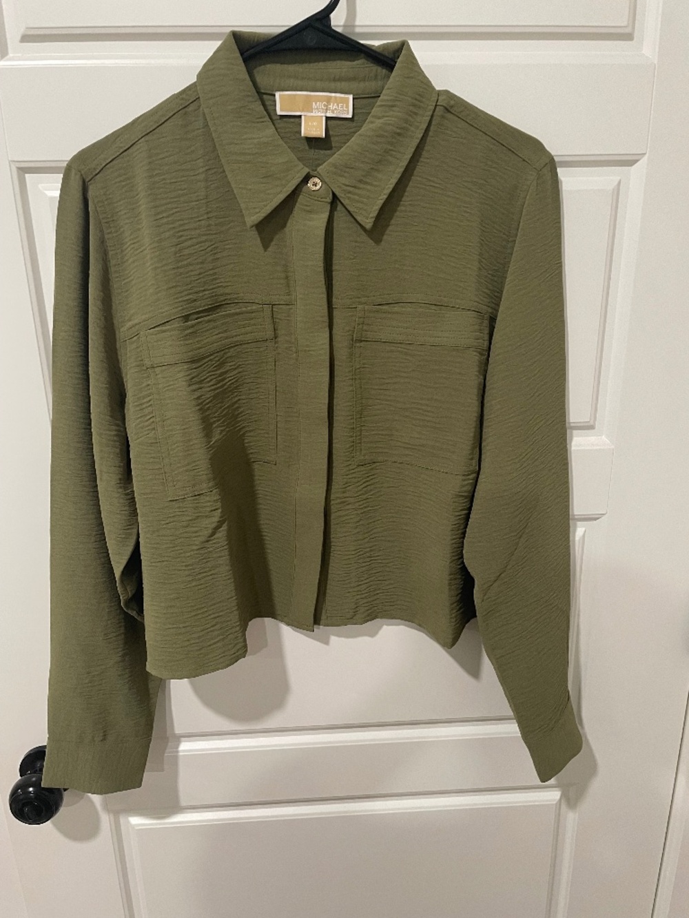 Michael Kors Women's Long Sleeve Button Up Shirt